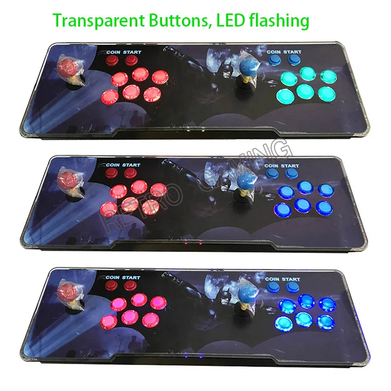

1pcs Super 3D Video Arcade game console LED flashing with Pandora 2362 games in 1 HDMI/VGA for Home TV 109 pieces 3D games