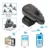 V8 1200 M Motocicleta BT Bluetooth Intercomunicador Del Casco Auricular del Interphone Con FM Control Remoto 5 Riders Intercomunicador