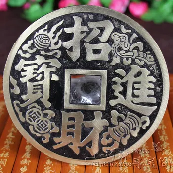 

Antique copper ornaments product car door hanging process hang great treasure felicitous wish of making money
