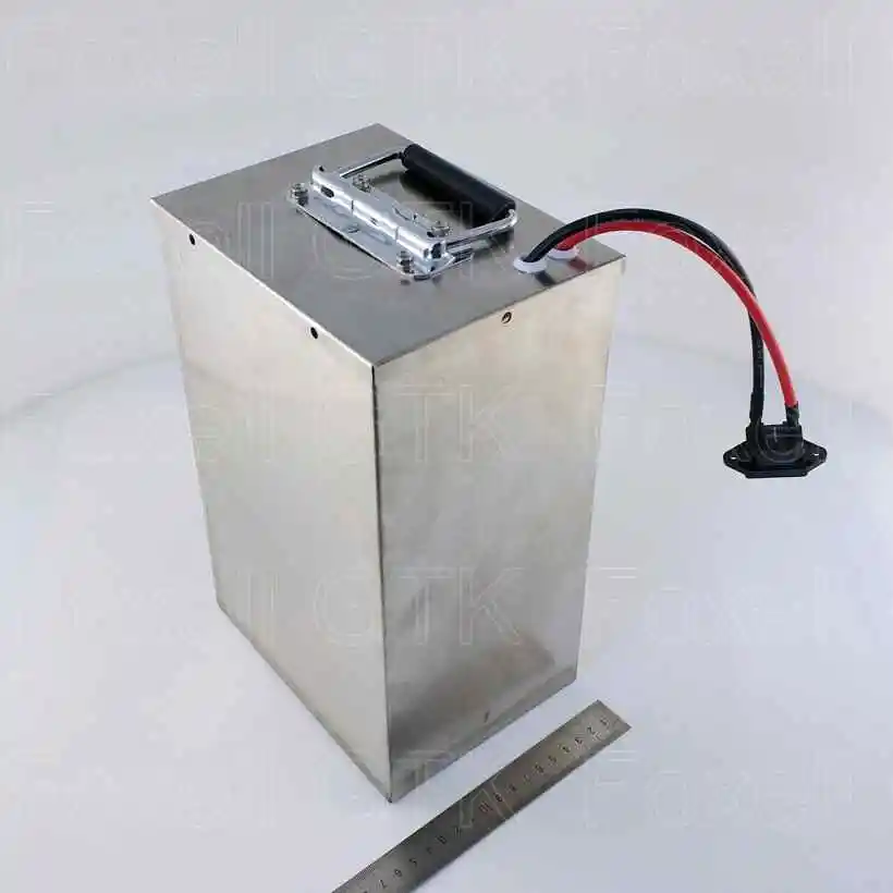Metal shell 24v 80Ah li-ion battery pack not 100Ah 90Ah lead acid for RV EV motor power storage energy bike + fast 5A charger (2)