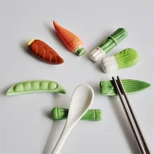 Креативная модная кухонная посуда разнообразная Милая растительная форма керамические держатели палочек для еды практические палочки для еды держатель подставка
