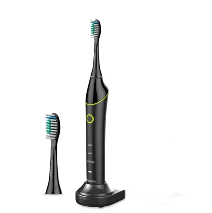 

Ultrasonic toothbrush Chargeable and Portable with Replacement Brush Head for Tooth whitening and Cleanning