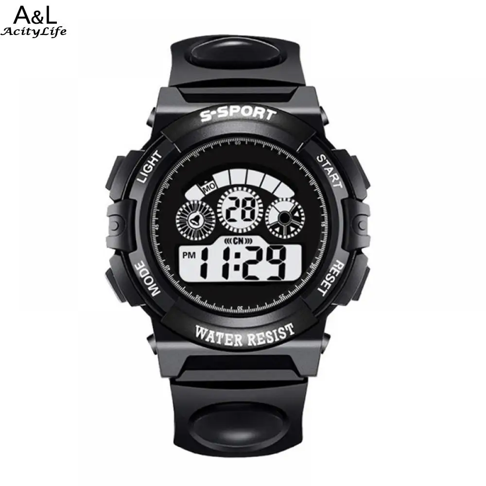 

LED Male Fashion Analog Watch Mens Alarm Watch Quartz Men's Business masculino Date Watch relogio Mens Wrist Digital Wrist
