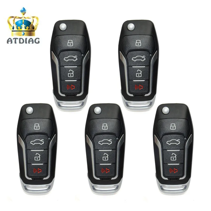 

2019 5pcs/lot B12 B12-4 KD900 URG200 Remote Control 3 Button 3+1 button Key F Style car key remote for KD900 KD200 MINI KD