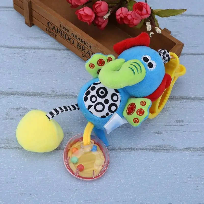 Игрушки Bbay Висячие плюшевые детская погремушка прекрасный мультфильм Колокольчик для животных новорожденных Коляски Аксессуары детские игрушки