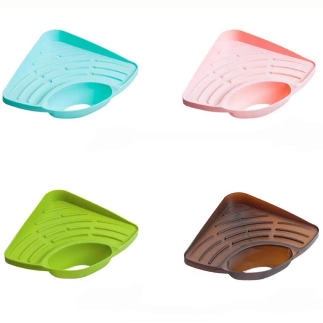 

2016 New High Quality Household Triangular Shelf In The Kitchen Sink Dish Sponge The Bathroom Soap Rack Free Shipping