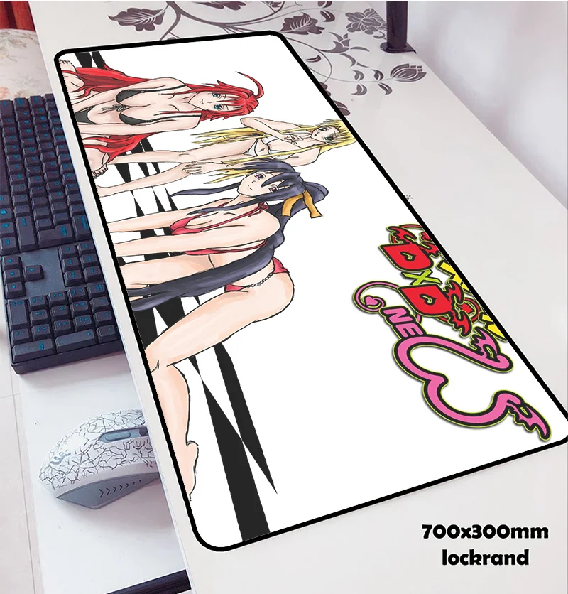 Высокая школа DXD коврики для мыши 70x30 см площадку для мышь Notbook коврик для компьютерной мышки милые игровой коврик для мыши геймер к