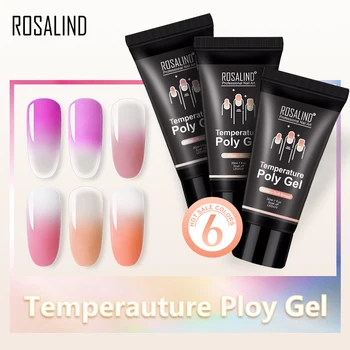

ROSALIND Gel Nail Polish 15/30ml Acrylic Polygel For Nails Extension For Nail Art Desgin Poly gel Manicure Set