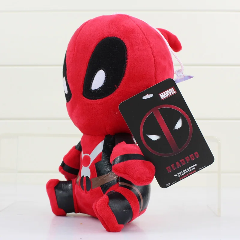 1 шт. мягкая плюшевая игрушка Дэдпул 20 см|spiderman plush doll|spiderman plushplush doll toys |