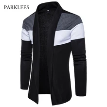 ^^Best Offers Striped Cardigan Men Pull Homme 2017 Fashion Design Knitted Sweater Autumn Long Mens Cardigans Casual Slim Cardigan Masculino ^^Best Offers Striped Cardigan Men Pull Homme 2017 Fashion Design Knitted Sweater Autumn Long Mens Cardigans Casual Slim Cardigan Masculino