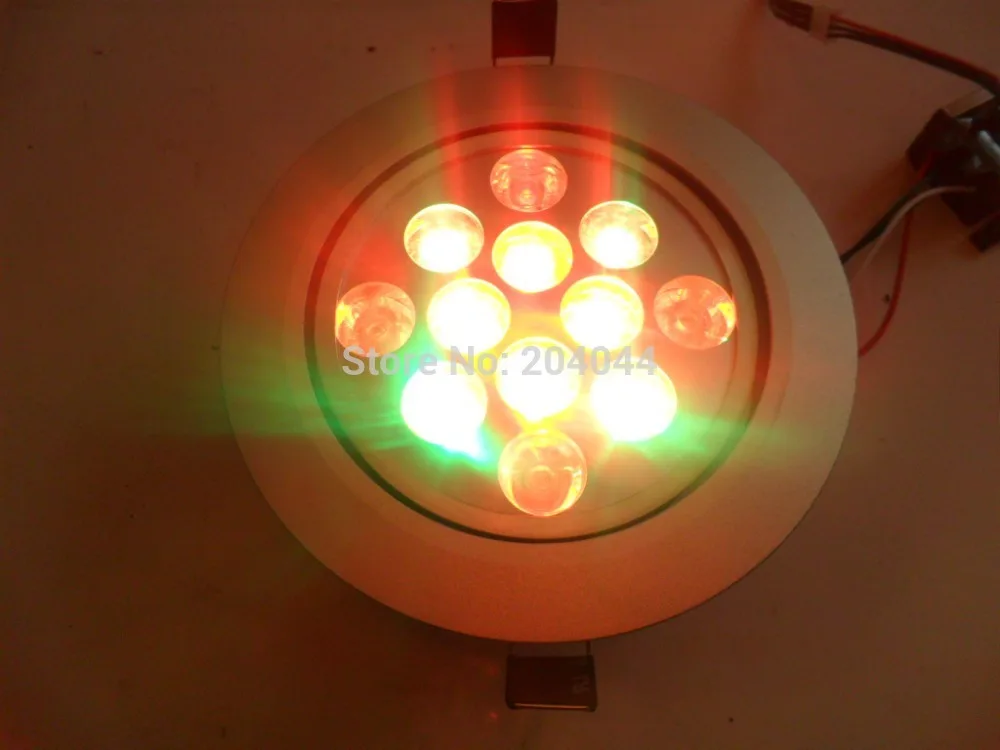 

2015 Special Offer Led Bulbs Ceiling Lights Hot Sell,10pcs/lot Led Down Light With 12*1w Power ,led Color With 3 Years Warranty