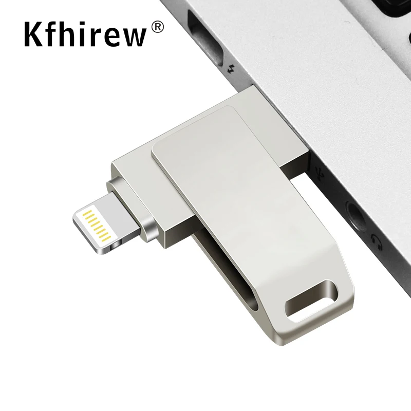 Usb флеш-накопитель для iPhone 6/6s/6plus/7/7plus/8/X Usb/Otg/Lightning pendrive 2 в 1 флеш-накопитель для iOS memory stick флэш-диск