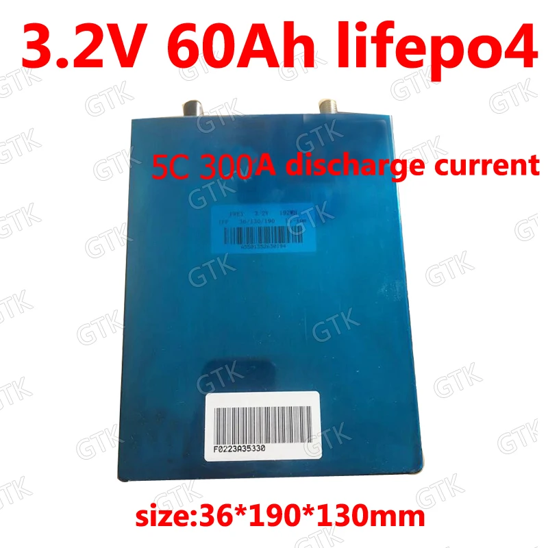 Акция 1 шт. 3 2 В 60ah lifepo4 ячеек высокой 5C 300A разряда ток bateria для diy 12 ebike автомобиль