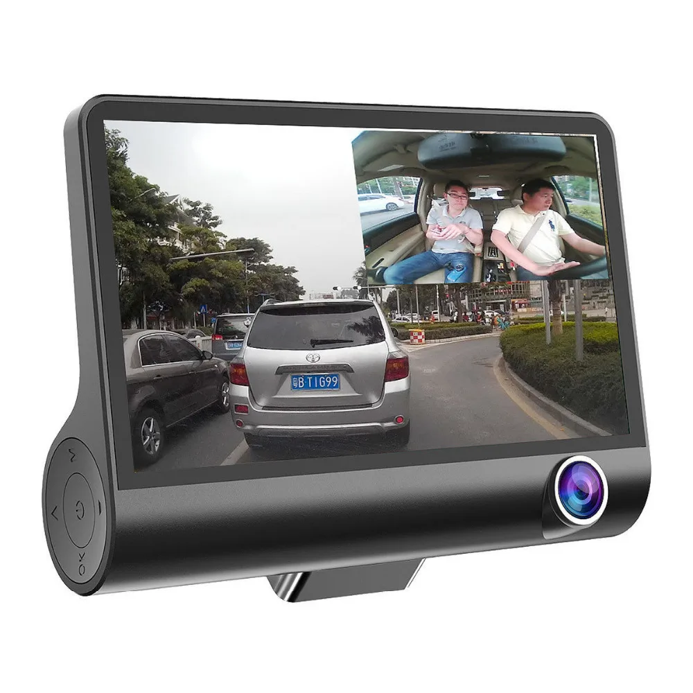 1080P 3 Lens Car DVR font b Camera b font Portable Vehicle Blackbox Night Vision Dash