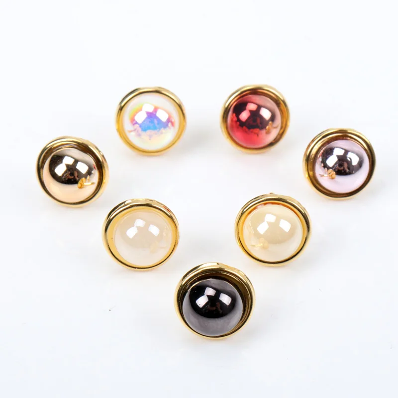 Description Picture 3 of itemDiy AB Pearl gold Round Brads Scrapbooking Embellishment Card Making DIY Home Craft Paper decoration 12mm 20pcs