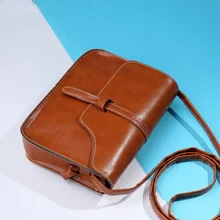 Classical Purse Bag pu Leather Cross Body Shoulder Messenger Bag women Crossbody Message Bag cheap