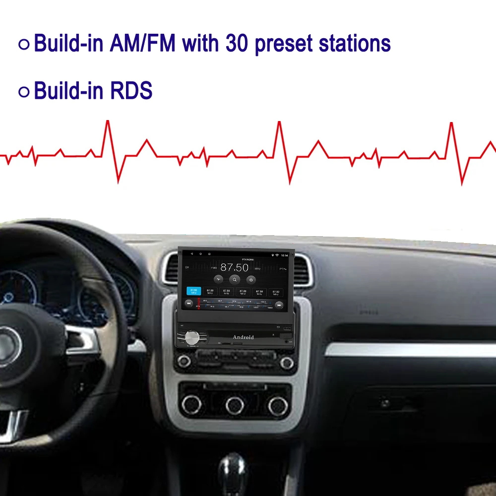 Cheap Panlelo 7 inch Android 8.1 / 6.0 Single Din Car Stereo 1G/2G+16G HD Touch Screen GPS Navigation Car Multimedia Player 1din radio 5