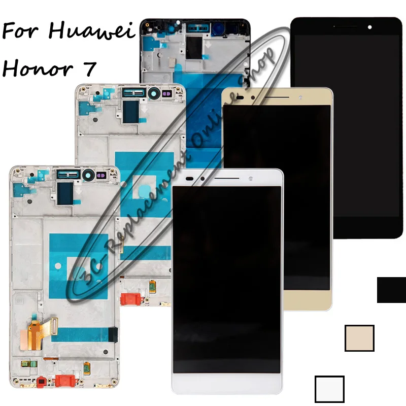 Для Huawei Honor 7 PLk TL01H PLK L01 UL00 AL10 ЖК дисплей Дисплей + Сенсорный экран Digitizer Ассамблеи