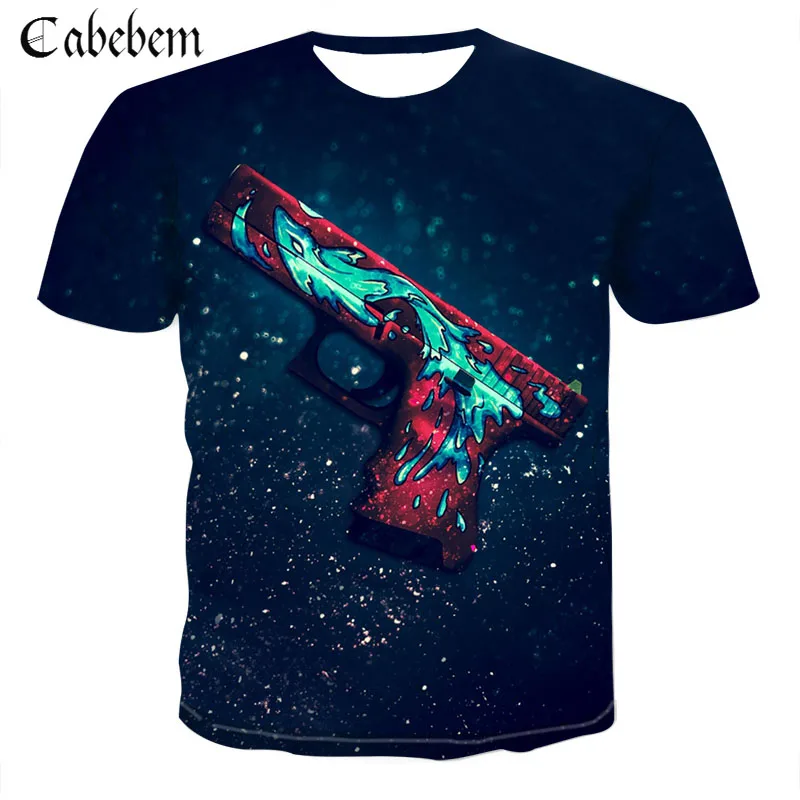 

3D printing T-shirt Harajuku casual popular men's T-shirt latest fashion short T-shirt street hip-hop men's round neck shirt