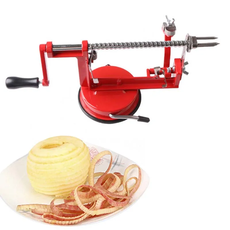 

Creative 3 in 1 Apple Peeler Slicer Cutter Potato Apple Peeler Slicing Machine Fruit Corer Remove Home Kitchen Peeled Tool