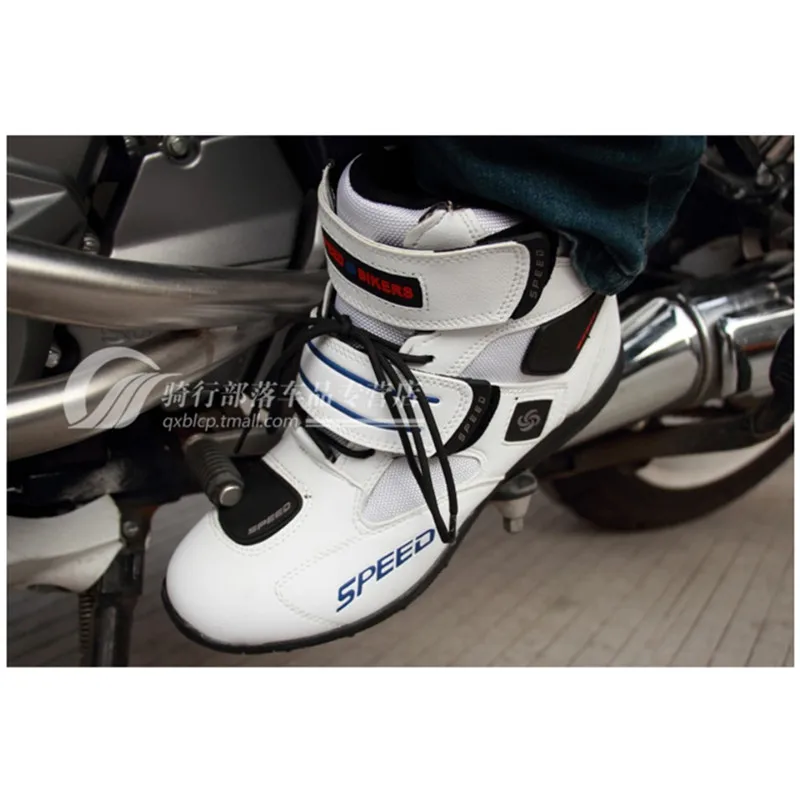 

A005 Soft Motorcycle Boots PRO boot biker waterproof SPEED Motorboats Men motocross boots Non-slip motorcycle shoes