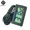 Termómetro Digital T110, medidor de temperatura con sonda de 2m, LED, contador de Sensor de temperatura, Detector, 5V, 12V ► Foto 1/6