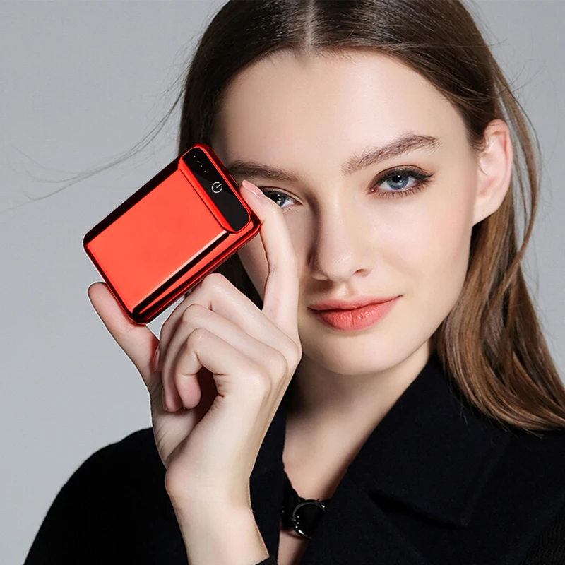

Voth Minimize 10000 mah power bank colorful mirror surface portable external battery fast charge power bank for xiaomi iphone