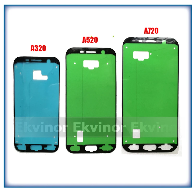 10 шт. предварительно вырезанная рамка Клейкая лента для Samsung Galaxy A3 A5 A7 A300 A500 A700 A320