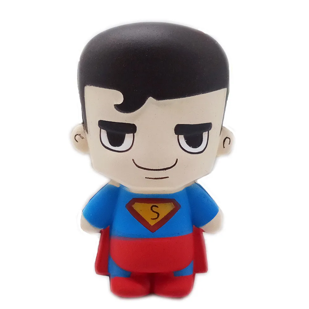 Супер герой мягкий медленно поднимающийся Железный человек Человек-паук мягкая игрушка Моделирование антистресс Забавные игрушки-гаджеты для детей# YC - Цвет: Superman