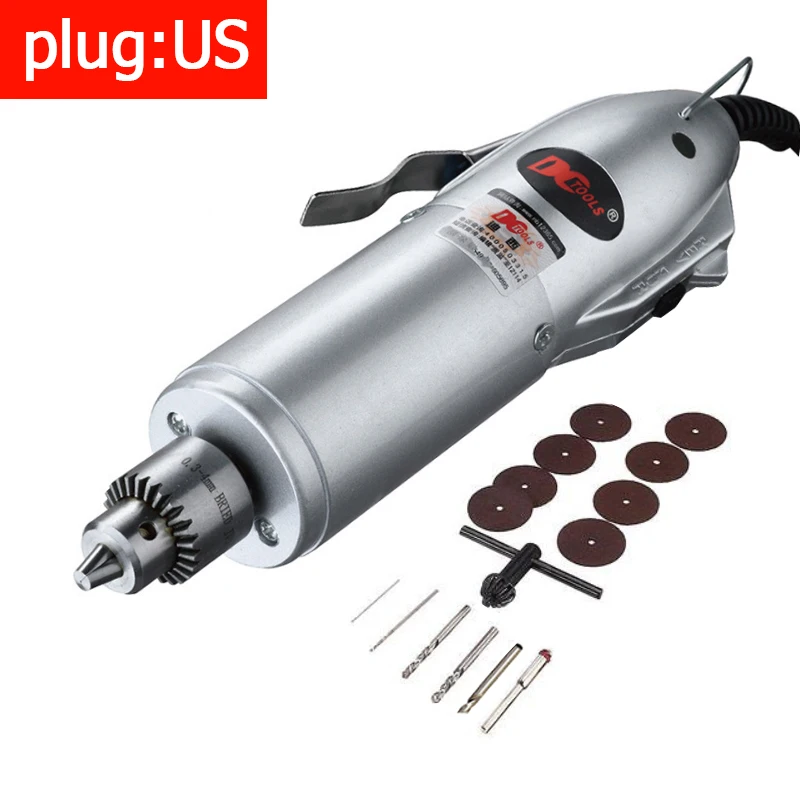 2019 New Electric Hand tool Drill Adjustable Variable Speed Electric Set Mini Drill For Woodworking Power Tool Drilling Machine
