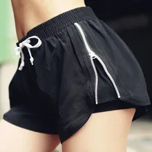 Спортивные шорты Для женщин Фитнес летняя одежда тренажерный зал шорты для йоги для дам эластичной ткани с рисунком в виде короткий