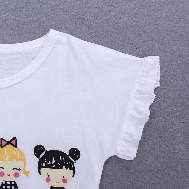 Модные детские футболки для мальчиков летняя футболка с короткими рукавами Топы с героями мультфильмов для девочек, футболка хлопковые футболки с круглым вырезом для малышей 18 мес.-6 лет