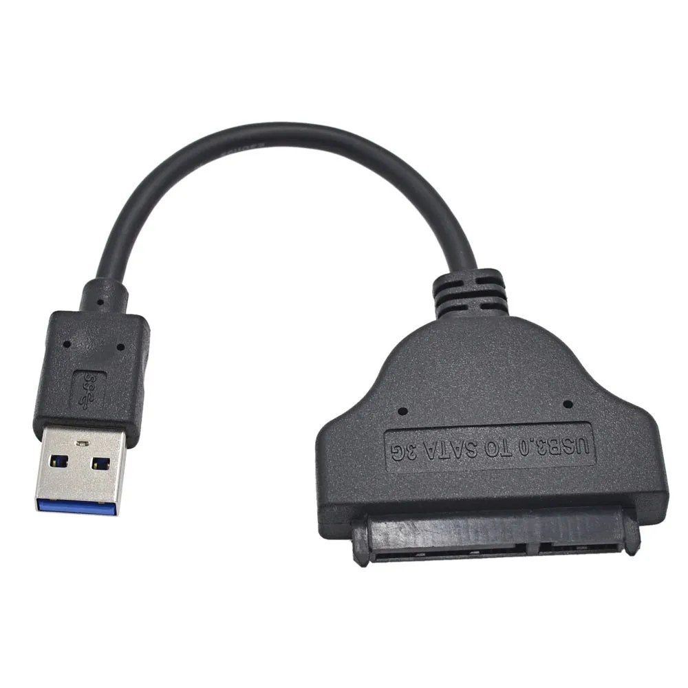 USB 3,0 до 22 PIN SATA Кабель-адаптер USB3.0 до 7 + 15 22Pin конвертер для 2,5 "SSD HDD жесткий диск драйвер привода