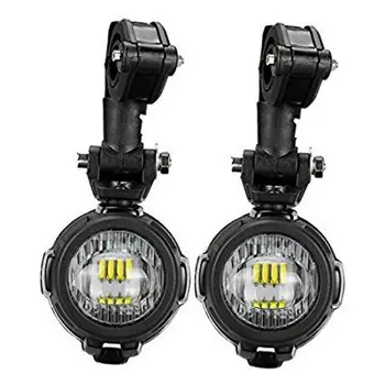 

2PCS 40W LED Auxiliary Light 6000K Front Bumper LED Driving Fog Passing Lamps for BMW R1200GS F800GS Universal Motorcycles