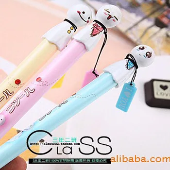 

48 Pcs Gel Pens Sunny Doll Black Colored Kawaii Gift Gel-ink Pens Pens for Writing Cute Stationery Office School Supplies 5536