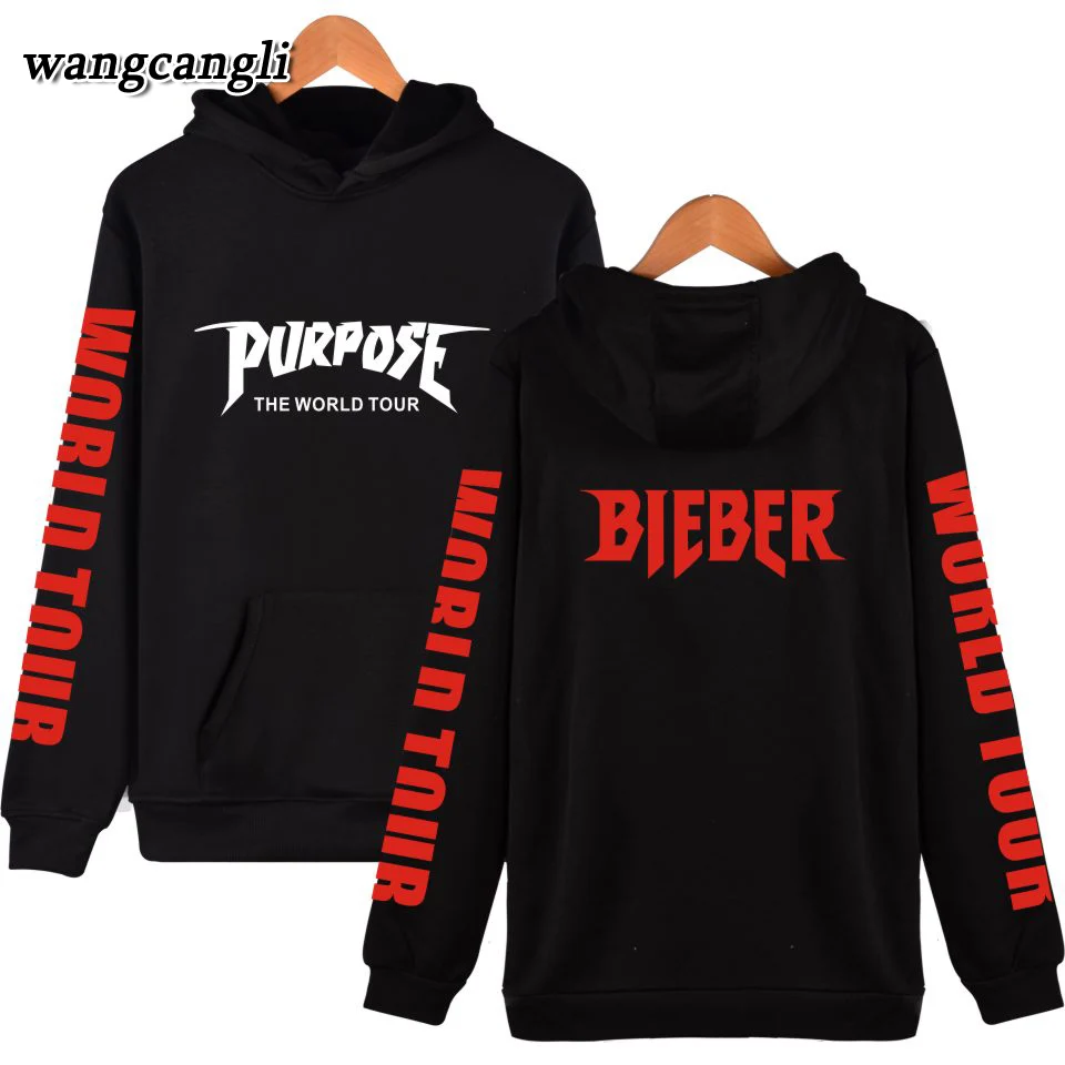 Justin Bieber sweatshirt hoodie 2019 Purpose Tour pullover hoodies men fashion Jacket kpop mens hoodie sweatshirts plus size