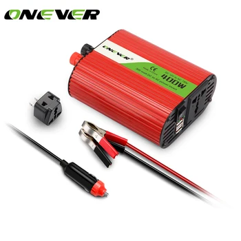 

Onever 400W DC 12V to AC 110V Car Power Inverter Convert Modified Sine Wave Power Built-in External Fusewith Dual USB 5V Output
