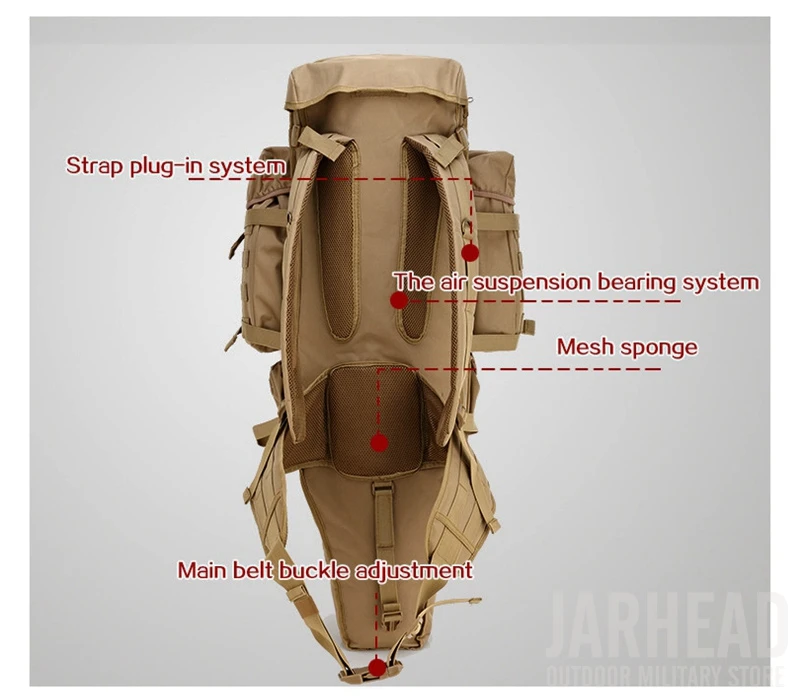 911 военный комбинированный рюкзак 60л большой емкости, многофункциональные рюкзаки для винтовки, мужские туристические треккинговые Тактические Штурмовые рюкзаки
