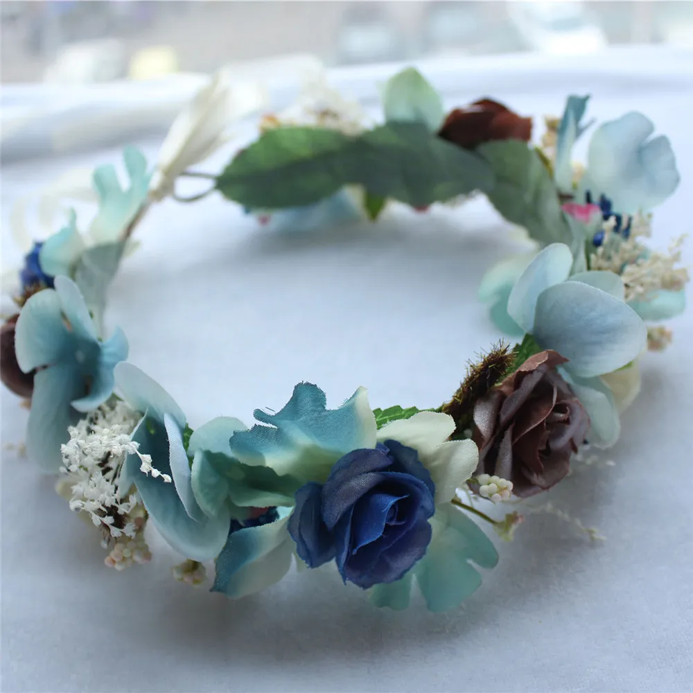 

Mingli Tengda 2019 High Quality Bride Wedding Flowers and Fascinators Women's Headband Flowers Party Bridal Accessories