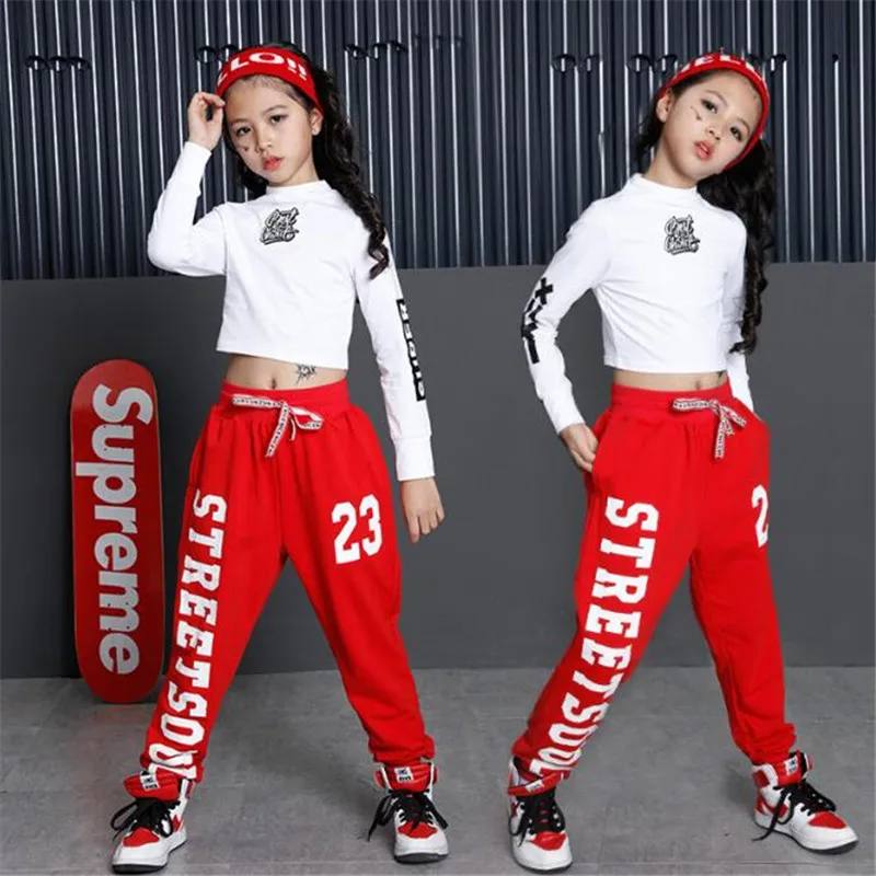 Fashion Children Jazz Dance Clothing Girls Street Dance Hip Hop Dance Costumes Kids Performance Party Clothes Sets 3-15Years Fashion Children Jazz Dance Clothing Girls Street Dance Hip Hop Dance Costumes Kids Performance Party Clothes Sets 3-15Years