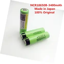 2 шт. Новинка 2017 года 100% Original Сделано в Японии ncr18650b-3400mah Перезаряжаемые литий-ионный аккумулятор 3.7 В 18650 3400 мАч Бесплатная доставка