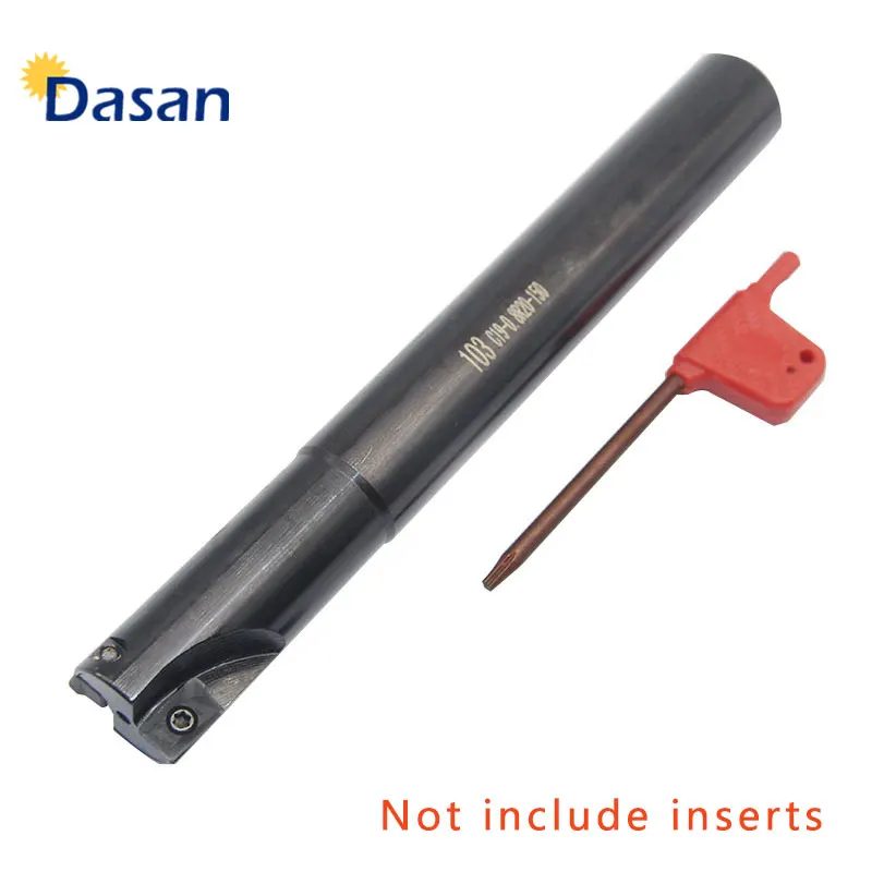 

1pc 103 C19 0.8R20 150mm Milling Cutter Holder Indeaxable Shoulder Mill Tool for APKT1003