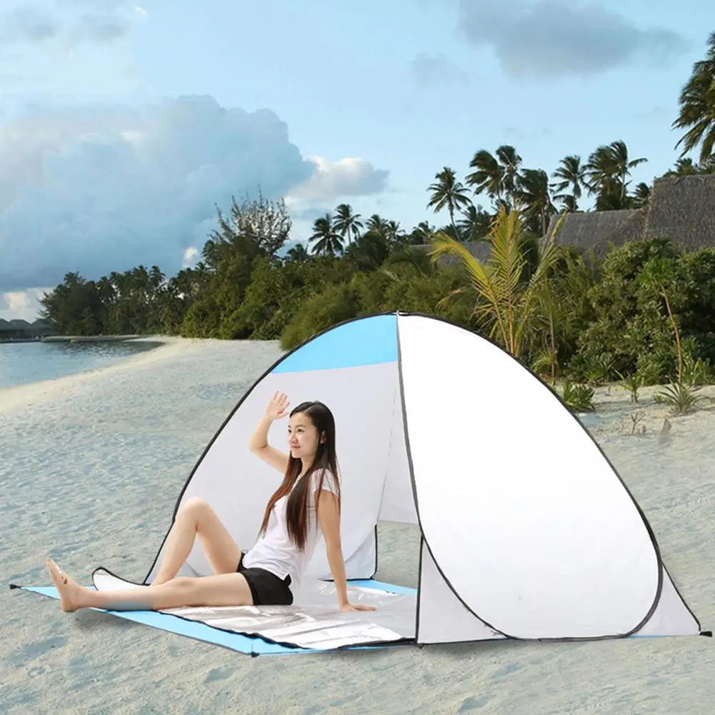حار المنبثقة مفتوحة BeachCamping خيمة الصيد المشي في الهواء الطلق التلقائي الفورية المحمولة 180*150*110 سنتيمتر مكافحة الأشعة فوق البنفسجية المأوى ل 2 ...