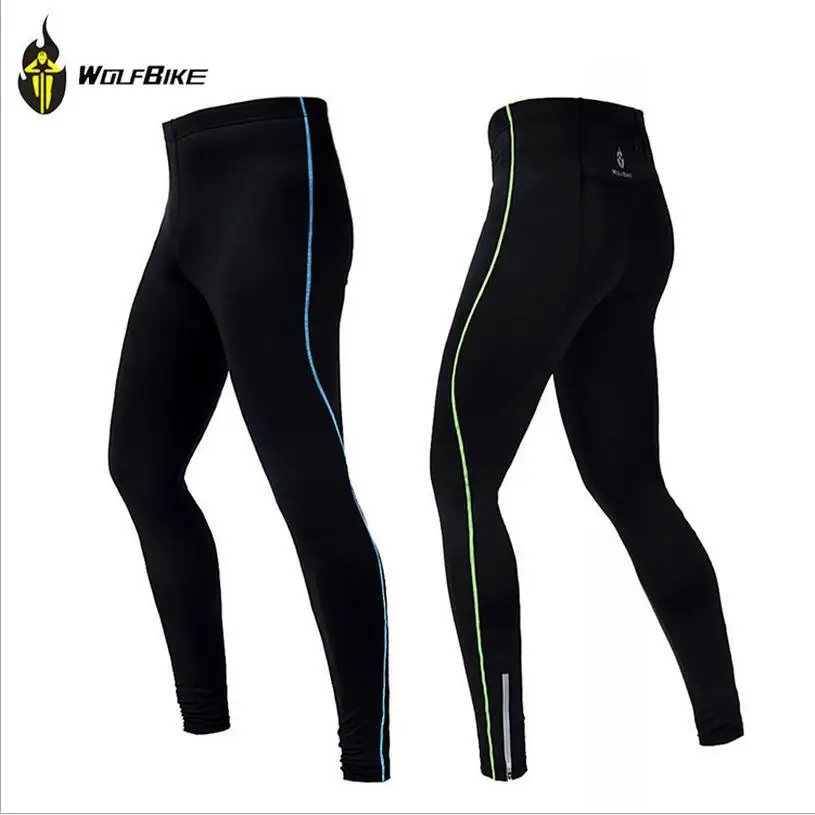 WOSAWE Cycling Pants Bicycle Tights Sportswear Mens Bike Riding Cycling Clothing Padded Tight