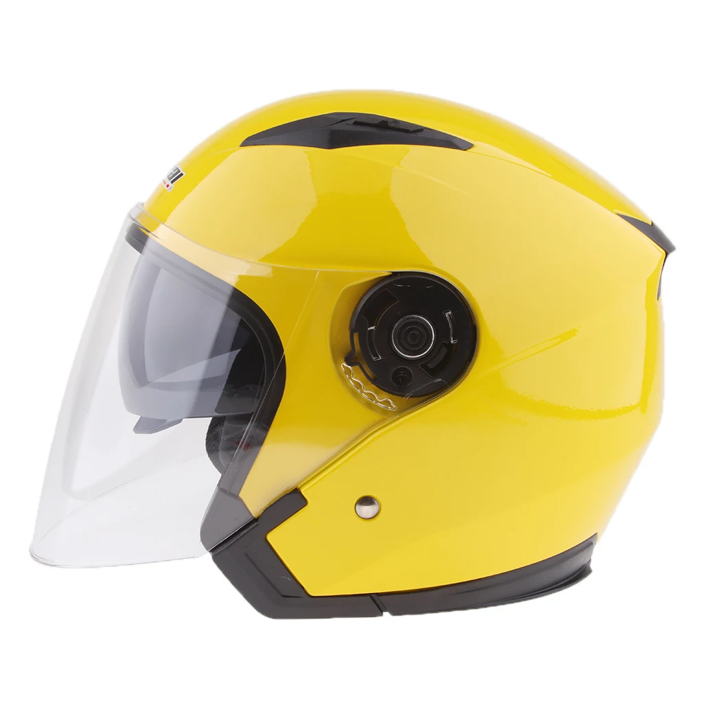 33 x 24 cm Summer/Winter Motorcycle Bike 3/4 Open Face Half Helmet Full Shield Visor Helmets Face Open Motorcycle Helmet M-XXL