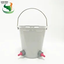 8L Lamb Feeding Milk Bucket with 2 Nipples 8L Lamb Feeding Milk Bucket with 2 Nipples