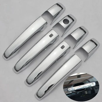 

FUNDUOO For Chrysler Town & Country 2011 2012 2013 2014 New Chrome Car Side Door Handle Cover Trim W/SMART Keyhole