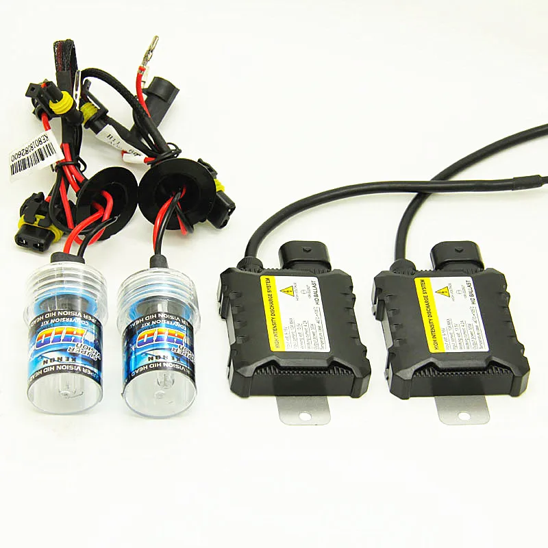 Комплект для переоборудования фар 55 Вт 6000K 8000K H4 H/L 9005 9006 H11 xenon H7 4300K 10000K H1 H3 880 881