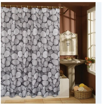 

Silent pebbles 12 copper eyes Fabric waterproof Fashion Bathroom Shower curtain 180cm*180cm juego para el bano 3d