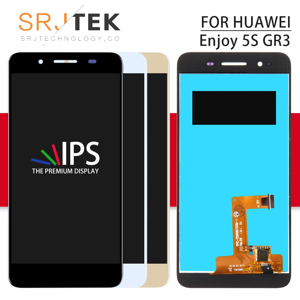 Цена Для huawei Enjoy 5S GR3 ЖК дисплей для huawei P8 Lite умный дисплей сенсорный экран дигитайзер сенсор стекло в сборе рамка TAG L21 TAG L01